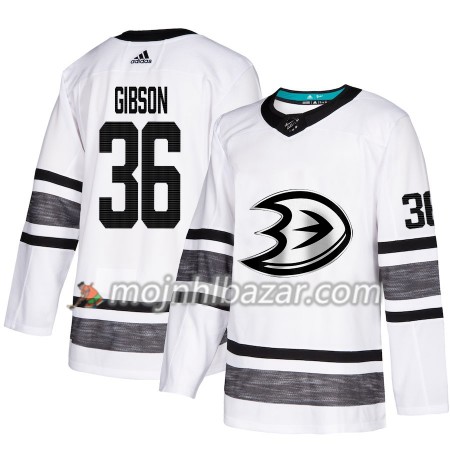 Dresovi Anaheim Ducks John Gibson 36 2019 All-Star Adidas Bijela Authentic - Muške Dresovi Anaheim Ducks John Gibson 36 2019 All-Star Adidas Bijela Authentic - Muške